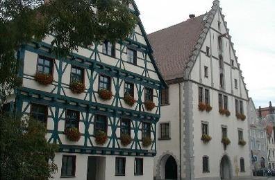 Rathaus und Haus Walz in Riedlingen