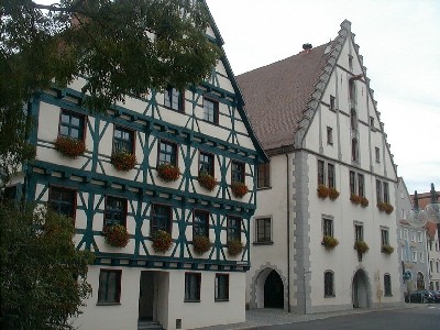 Rathaus und Haus Walz in Riedlingen